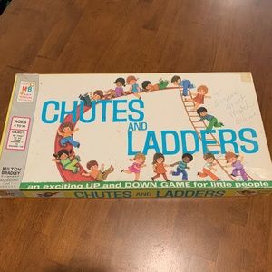 Vintage Milton Bradley Chutes and Ladders Game 1972